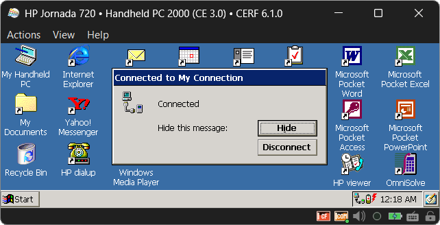 ActiveSync connected, offering a partnership