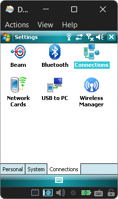 Connections on Windows Mobile