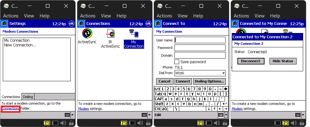 Dialling on Pocket PC